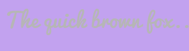 Image with Font Color B6B6B6 and Background Color C2A2EF